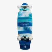 Kryptonics 30" Super Fat Cruiser Complete Skateboard (Blue-Fish)