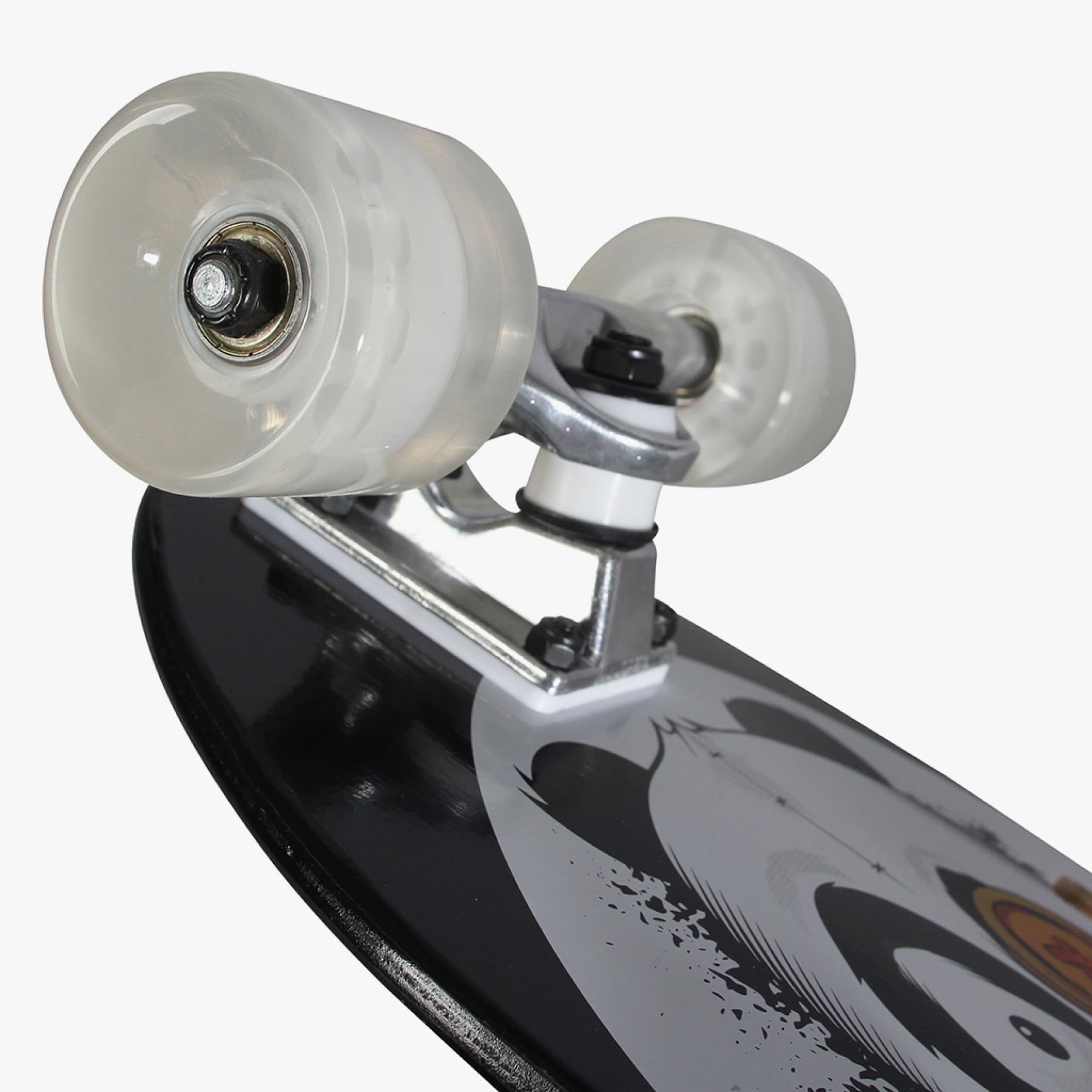 Kryptonics 19" Stubby Cruiser W/ Carry Handle Complete Skateboard (Panda Vibes)
