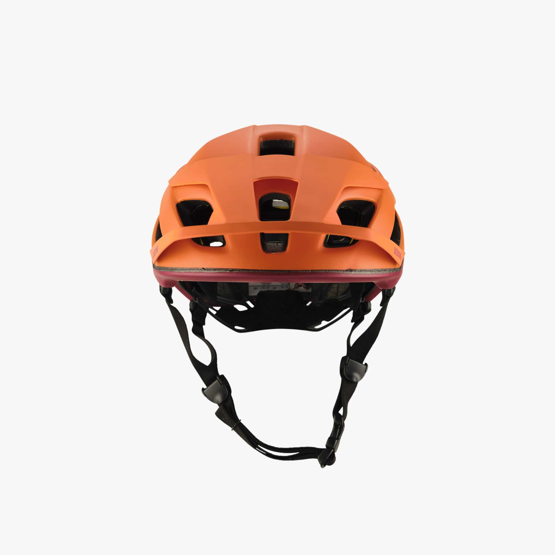 661 Crest Helmet in Orange & Burgundy